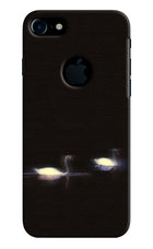 Silent Swans iPhone 7 Logocut Hard Case Back Cover by Casekaro