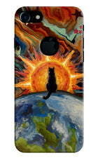 Sunrise Beyond iPhone 7 Logocut Hard Case Back Cover by Casekaro
