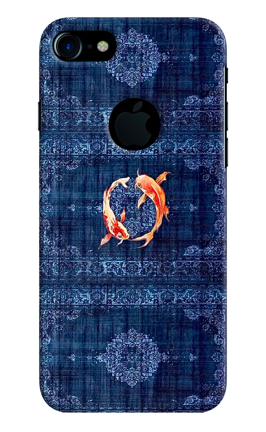 Koi Blue iPhone 7 Logocut Back Cover, Hard case