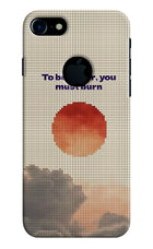 Pixel Sun iPhone 7 Logocut Hard Case Back Cover by Casekaro
