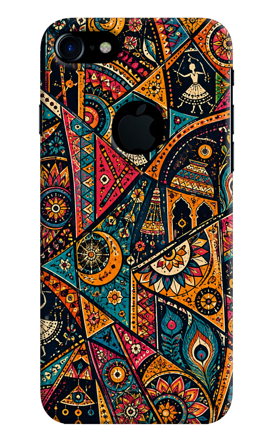 Folk Print iPhone 7 Logocut Back Cover, Hard case