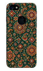 Green Pataka iPhone 7 Logocut Hard Case Back Cover by Casekaro