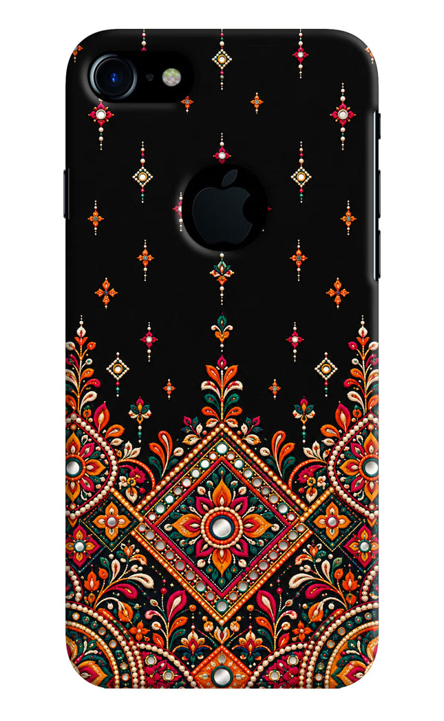 Noir Mehfil iPhone 7 Logocut Hard Case Back Cover by Casekaro
