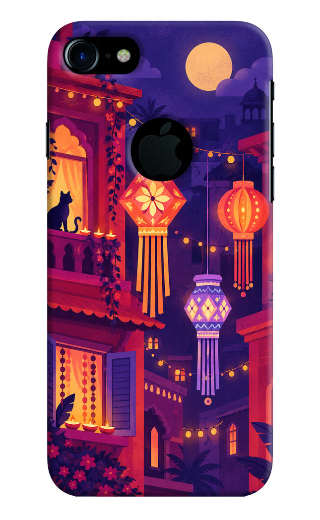 Lantern Lane iPhone 7 Logocut Hard Case Back Cover by Casekaro