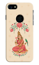 Goddess Lakshmi iPhone 7 Logocut Hard Case Back Cover by Casekaro