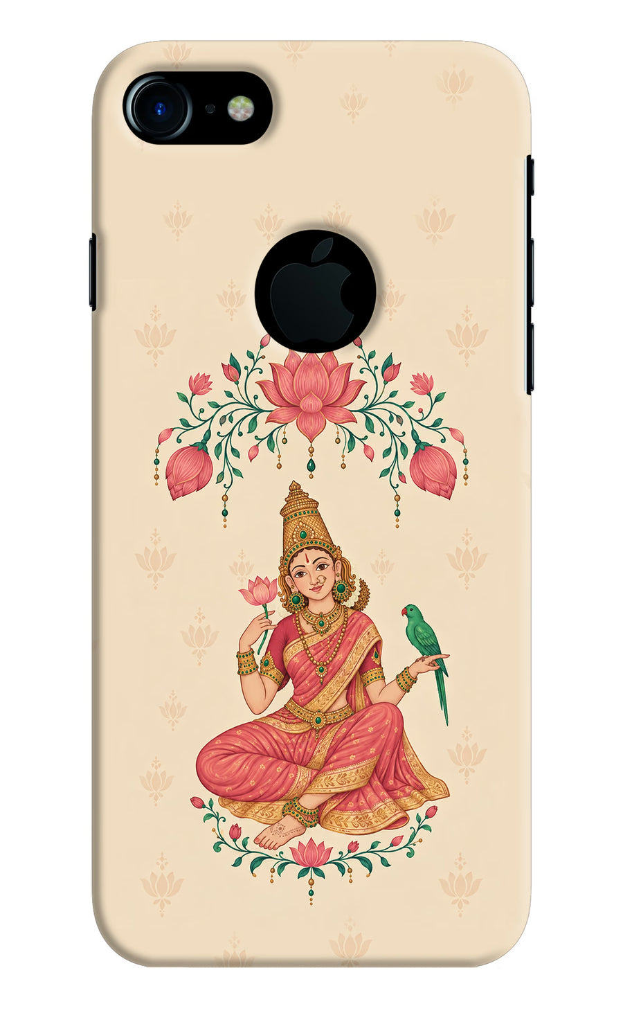 Goddess Lakshmi iPhone 7 Logocut Back Cover, Hard case