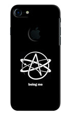 Atheist Symbol iPhone 7 Logocut Hard Case Back Cover by Casekaro