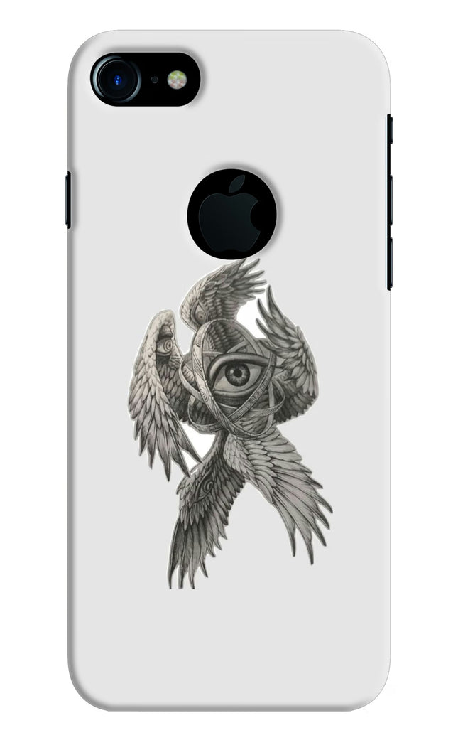 Accurate Angel iPhone 7 Logocut Hard Case Back Cover by Casekaro
