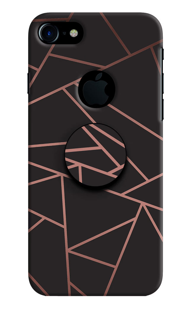 Geometric Pattern iPhone 7 Logocut Pop Case by Casekaro
