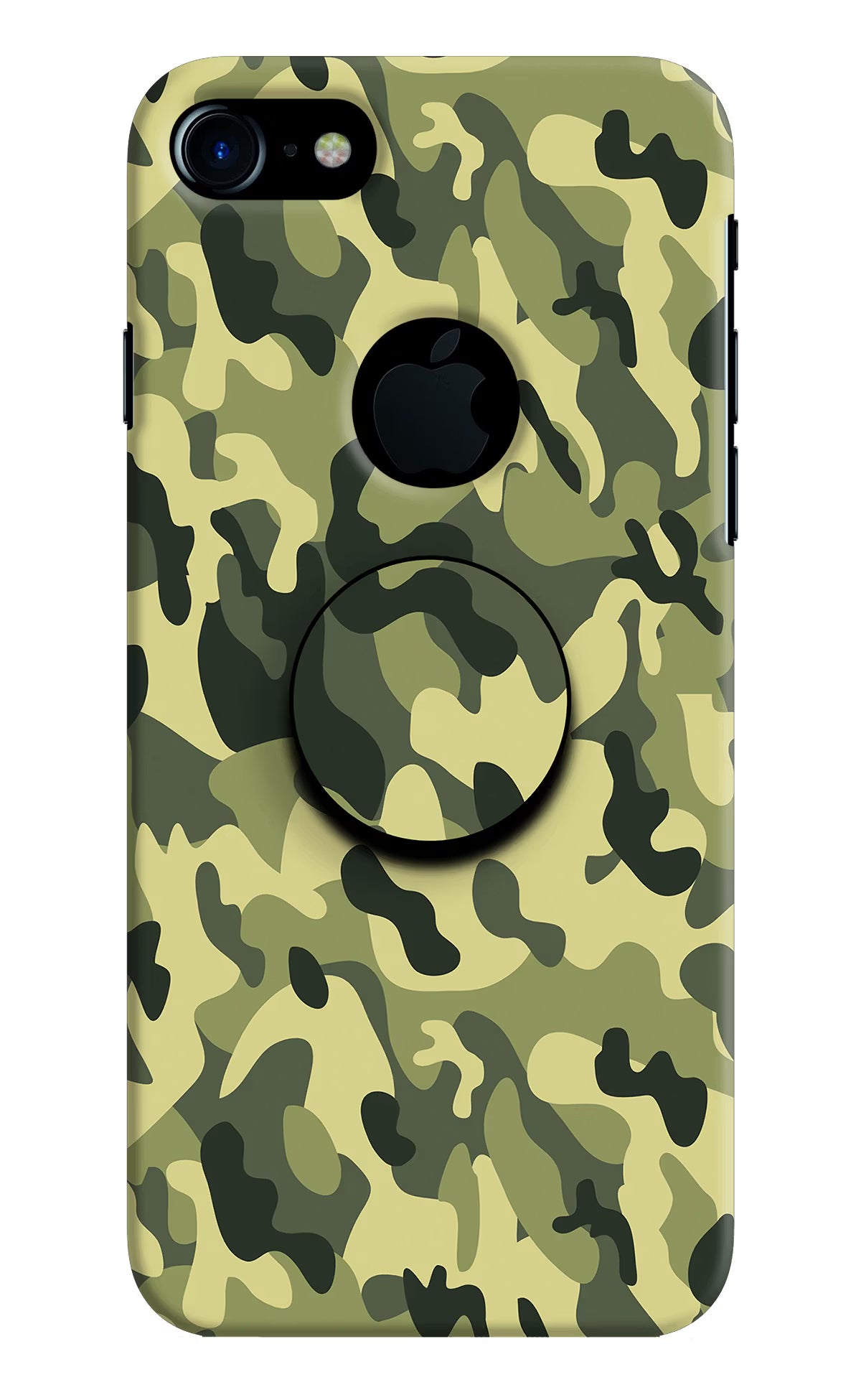 Camouflage iPhone 7 Logocut Pop Case by Casekaro