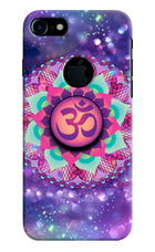 Om Purple iPhone 7 Logocut Pop Case by Casekaro