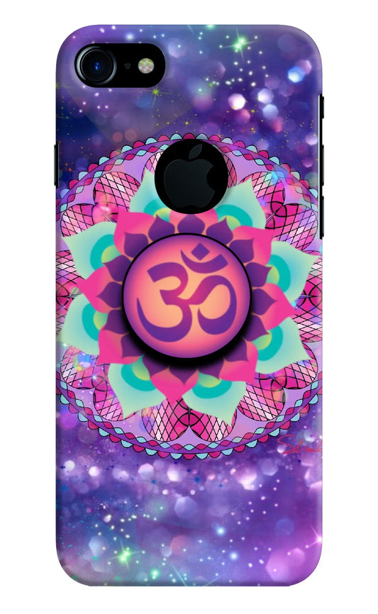 Om Purple iPhone 7 Logocut Pop Case by Casekaro