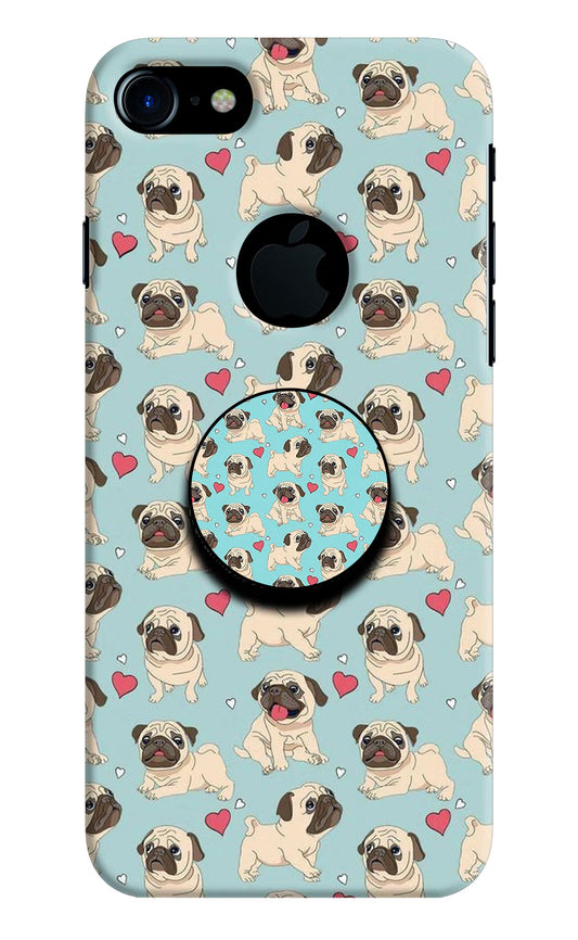 Pug Dog iPhone 7 Logocut Pop Case by Casekaro