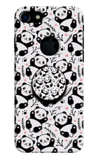 Cute Panda iPhone 7 Logocut Pop Case by Casekaro