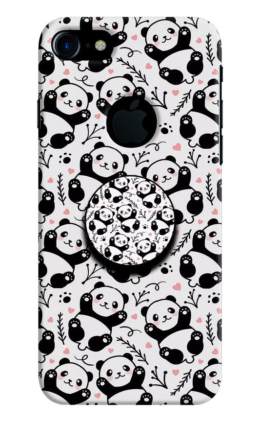Cute Panda iPhone 7 Logocut Pop Case by Casekaro