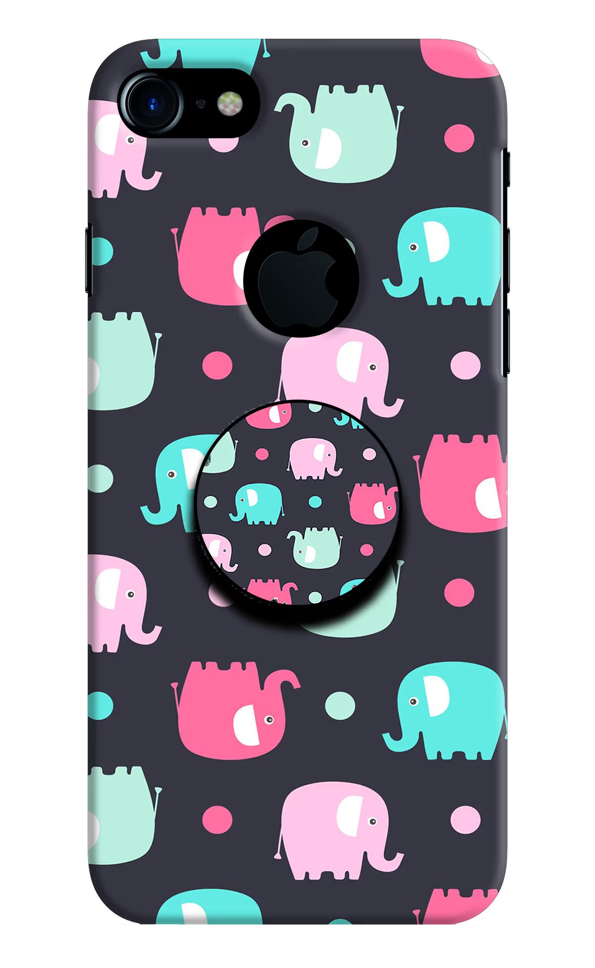Baby Elephants iPhone 7 Logocut Pop Case by Casekaro