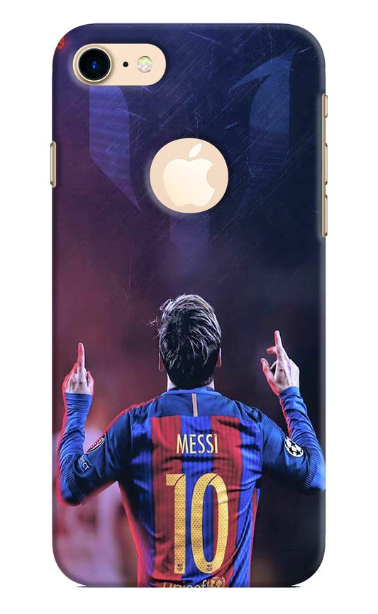 Messi iPhone 8 Logocut Hard Case Back Cover by Casekaro
