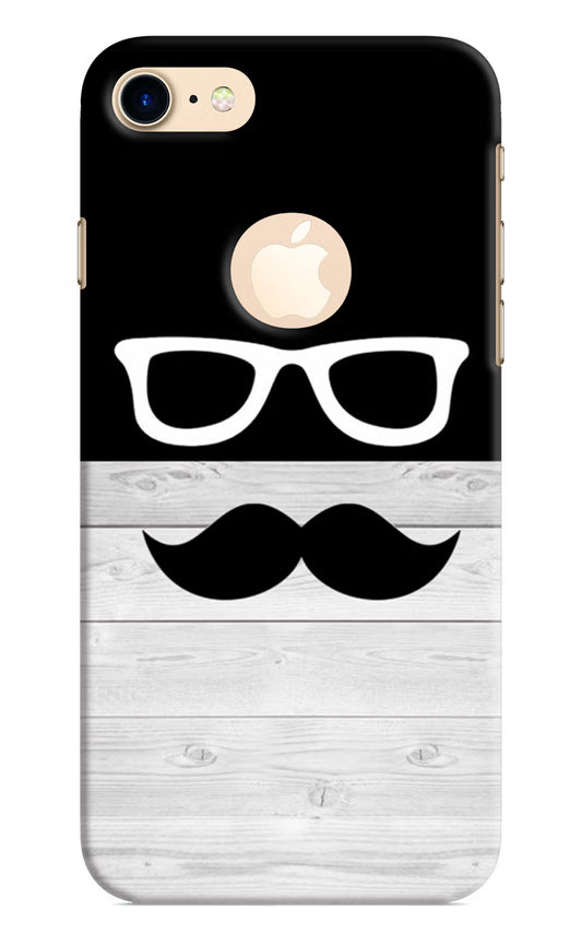 Mustache iPhone 8 Logocut Hard Case Back Cover by Casekaro