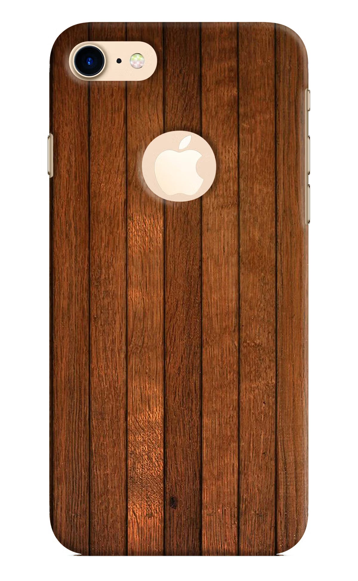 Wooden Artwork Bands iPhone 8 Logocut Hard Case Back Cover by Casekaro