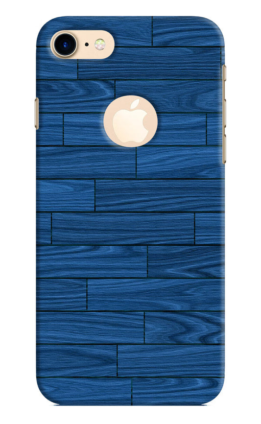 Wooden Texture iPhone 8 Logocut Hard Case Back Cover by Casekaro