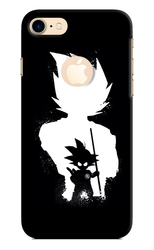 Goku Shadow iPhone 8 Logocut Hard Case Back Cover by Casekaro