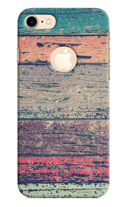 Colourful Wall iPhone 8 Logocut Hard Case Back Cover by Casekaro