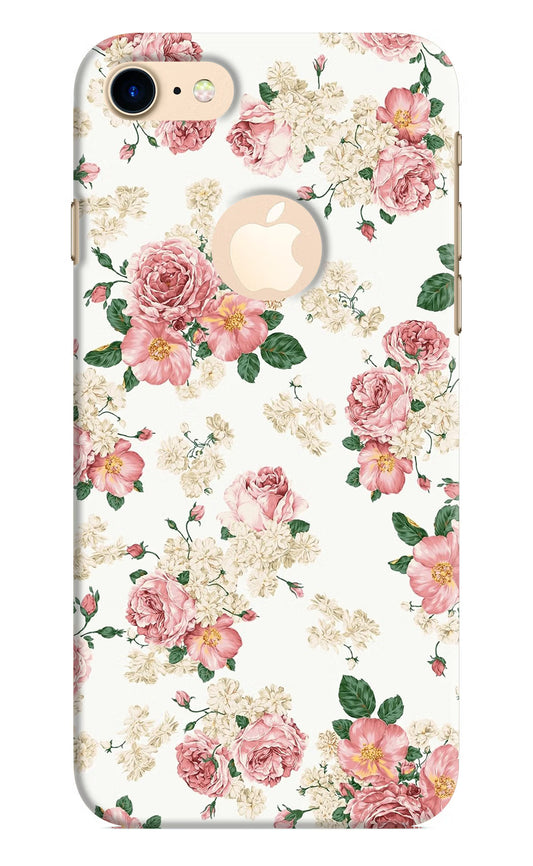 Flowers iPhone 8 Logocut Hard Case Back Cover by Casekaro