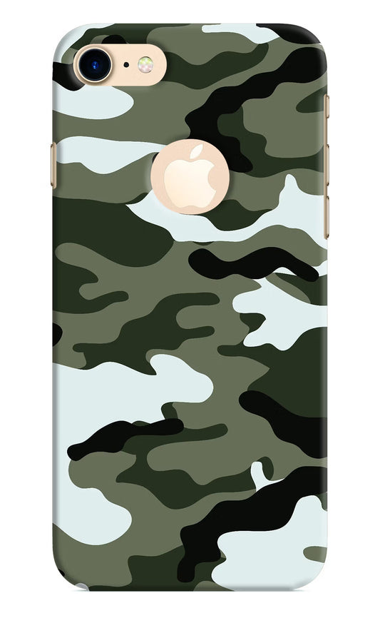 Camouflage iPhone 8 Logocut Hard Case Back Cover by Casekaro