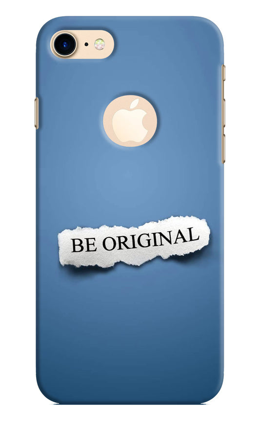 Be Original iPhone 8 Logocut Hard Case Back Cover by Casekaro
