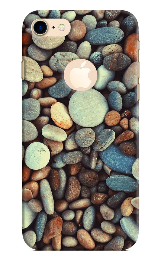 Pebble iPhone 8 Logocut Hard Case Back Cover by Casekaro