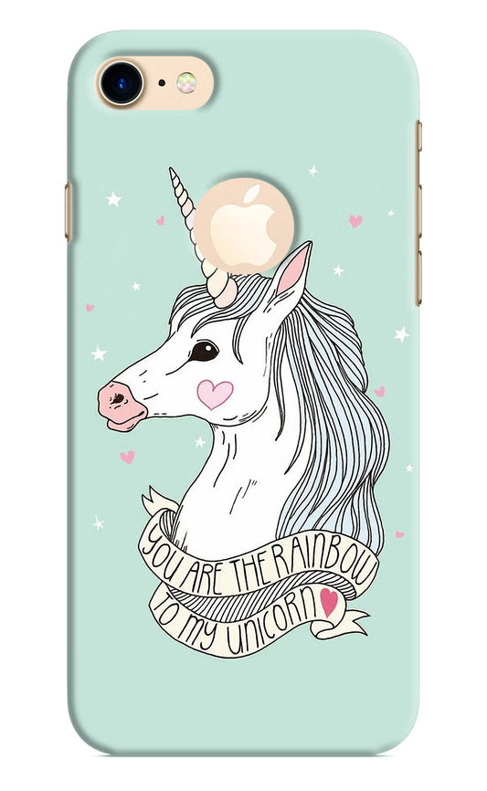 Unicorn Wallpaper iPhone 8 Logocut Hard Case Back Cover by Casekaro
