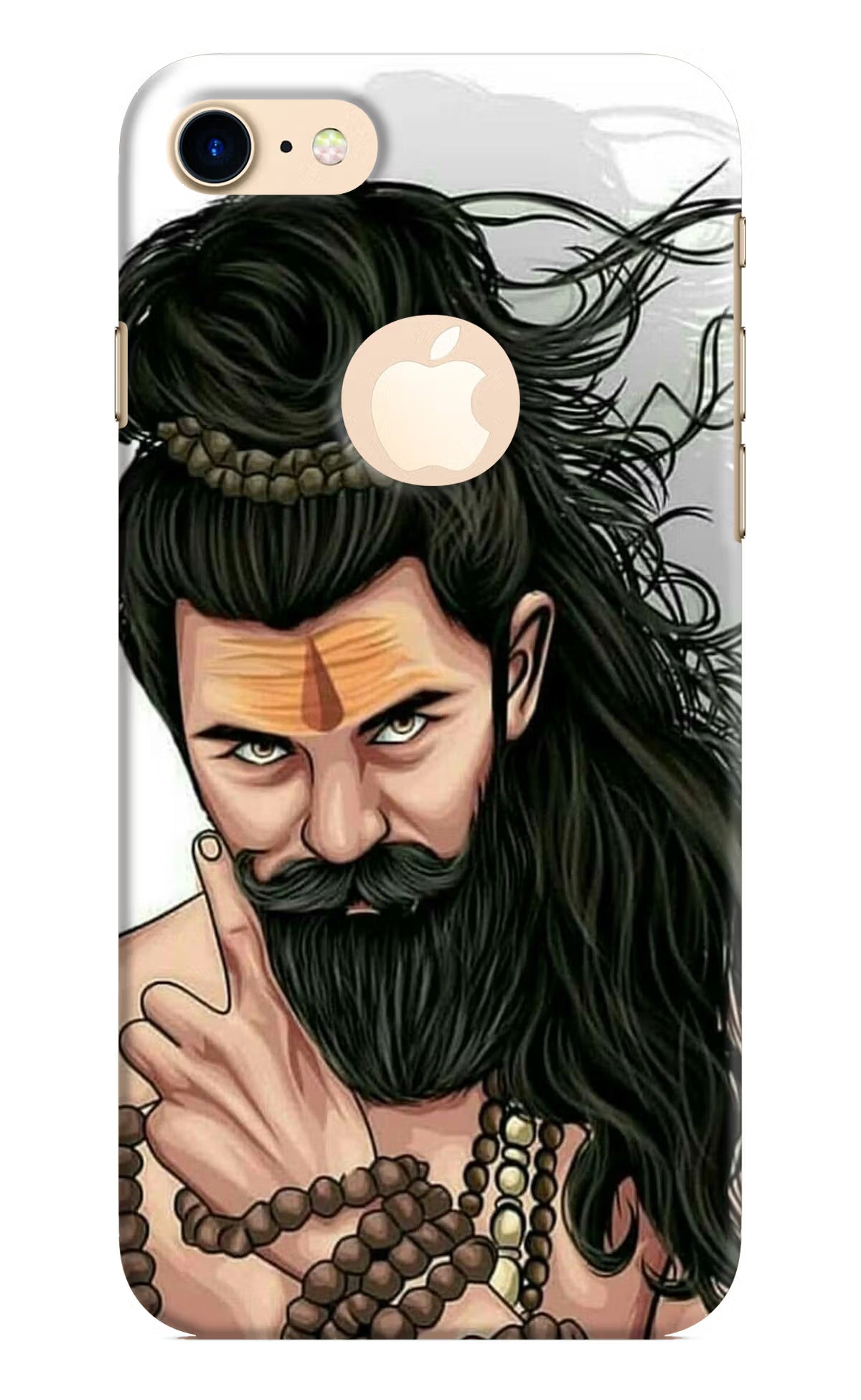 Mahadev iPhone 8 Logocut Hard Case Back Cover by Casekaro