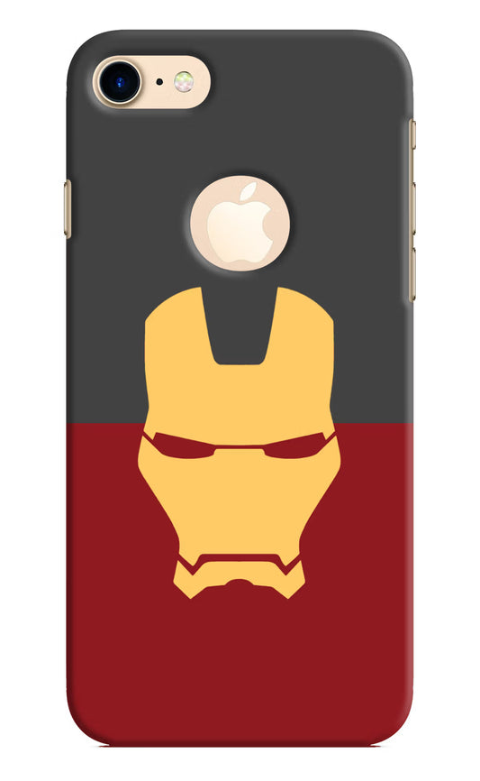Ironman iPhone 8 Logocut Hard Case Back Cover by Casekaro