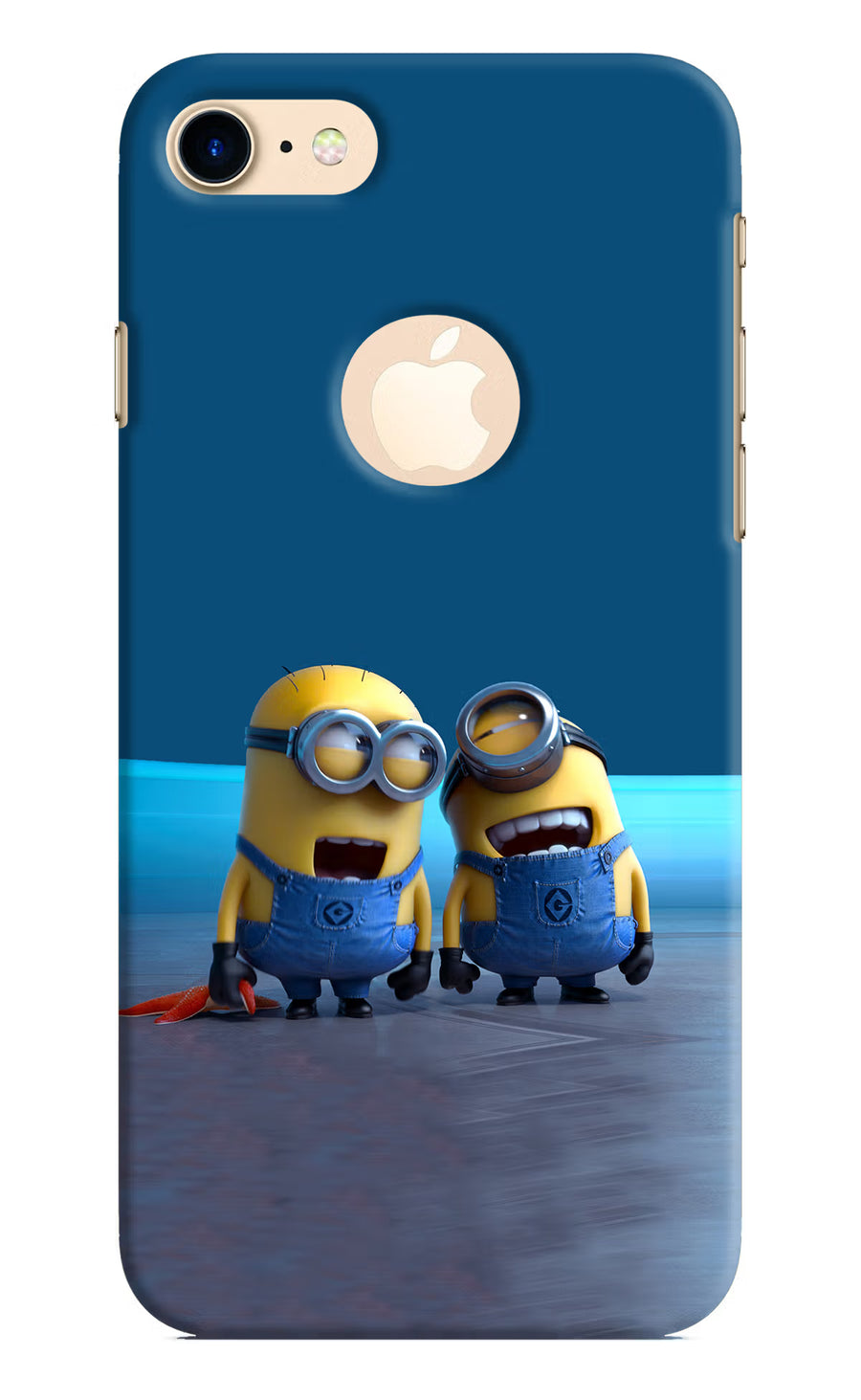 Minion Laughing iPhone 8 Logocut Back Cover, Hard case