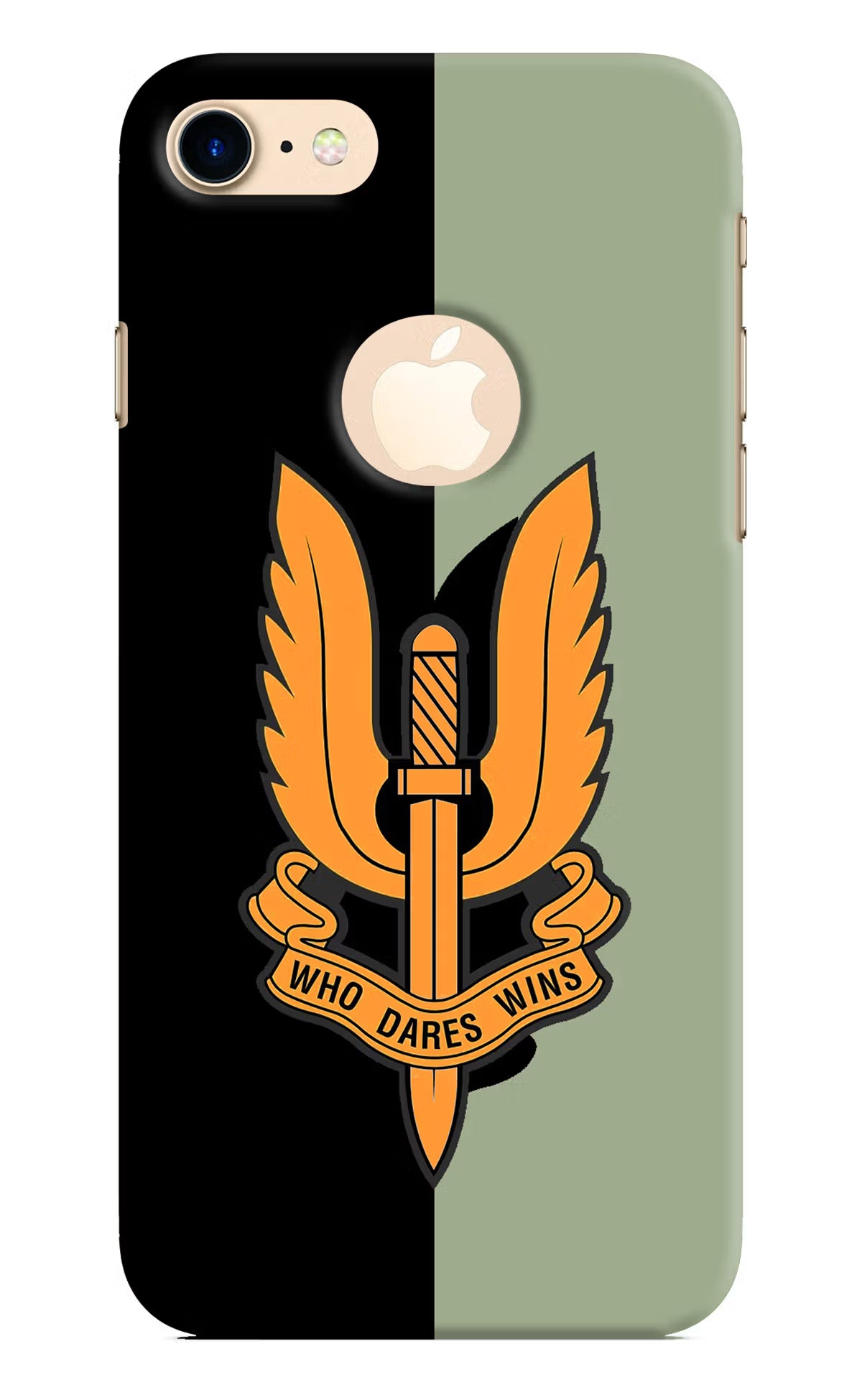 Balidan Logo iPhone 8 Logocut Hard Case Back Cover by Casekaro