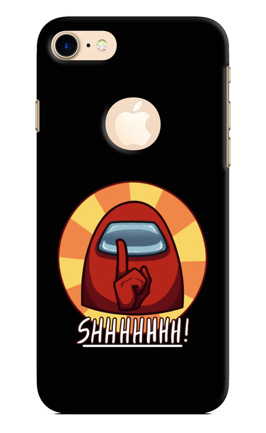 Among Us Shhh! iPhone 8 Logocut Hard Case Back Cover by Casekaro