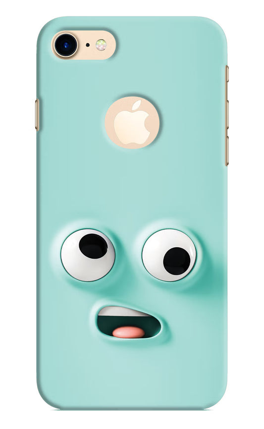 Funny Cartoon iPhone 8 Logocut Hard Case Back Cover by Casekaro