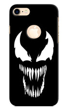 Venom iPhone 8 Logocut Hard Case Back Cover by Casekaro