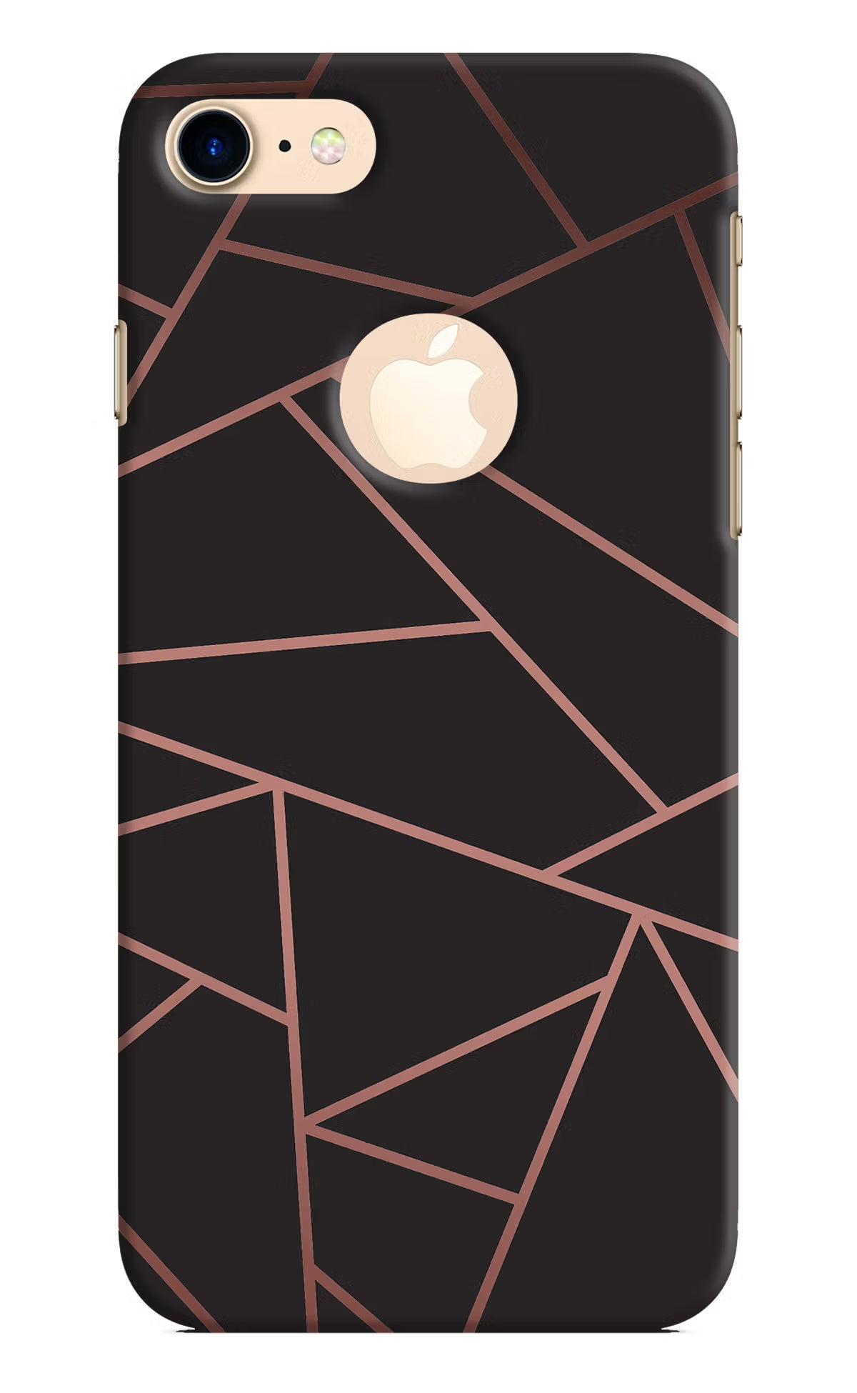 Geometric Pattern iPhone 8 Logocut Hard Case Back Cover by Casekaro