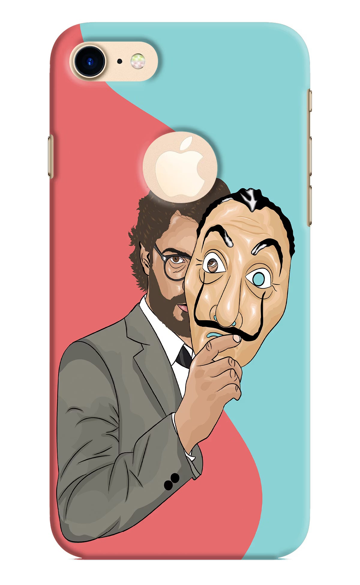 Professor iPhone 8 Logocut Hard Case Back Cover by Casekaro