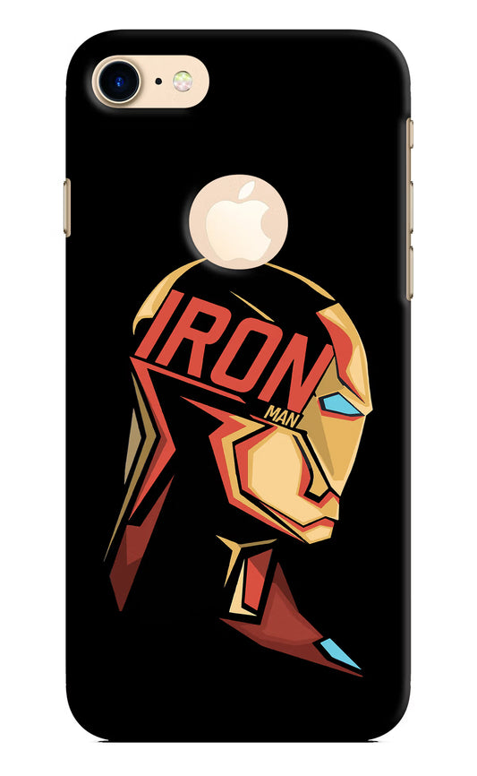 IronMan iPhone 8 Logocut Hard Case Back Cover by Casekaro