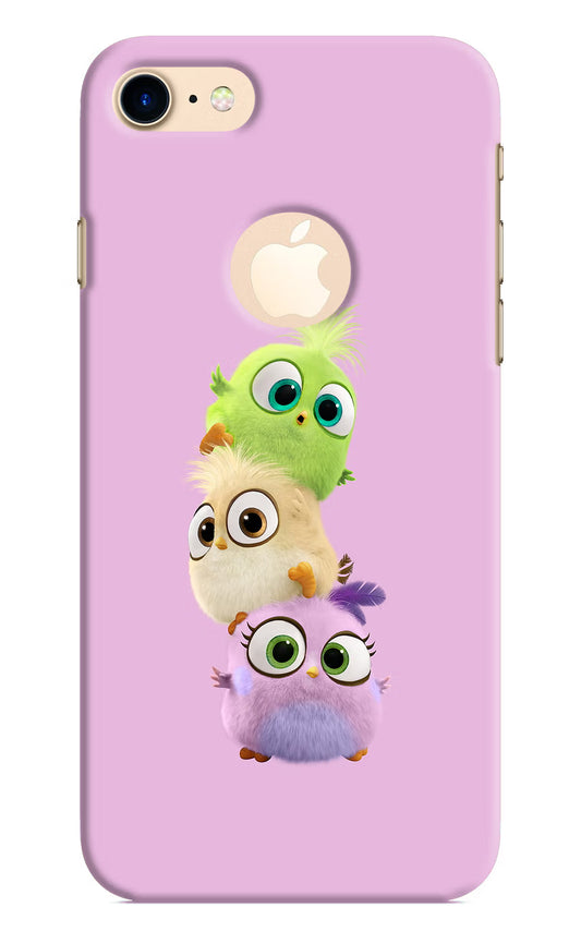 Cute Little Birds iPhone 8 Logocut Hard Case Back Cover by Casekaro