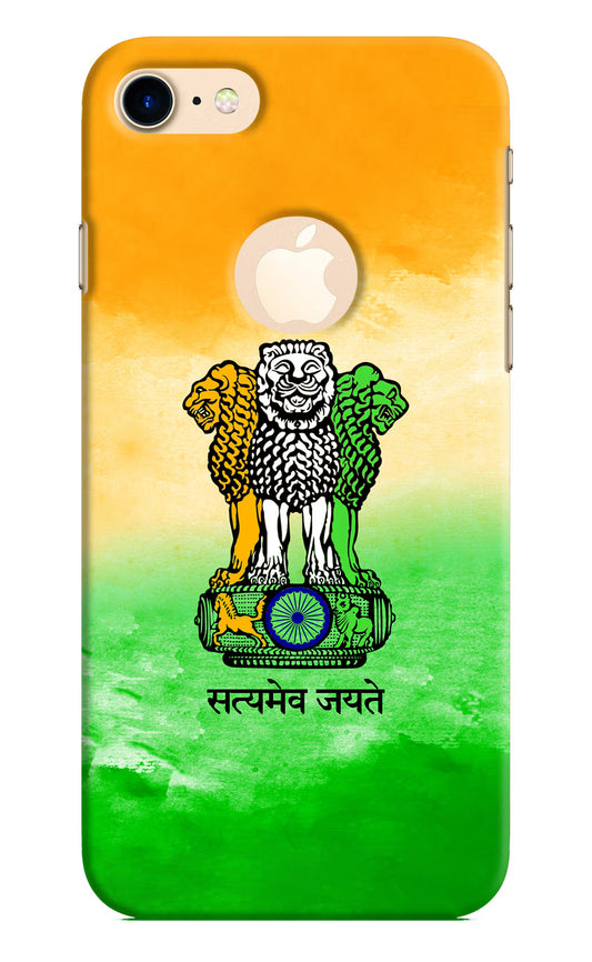 Satyamev Jayate Flag iPhone 8 Logocut Hard Case Back Cover by Casekaro