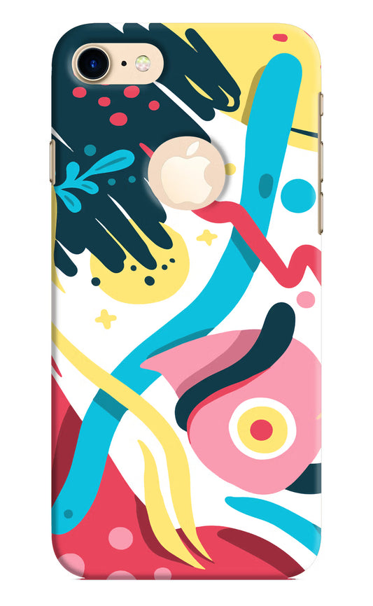 Trippy iPhone 8 Logocut Hard Case Back Cover by Casekaro