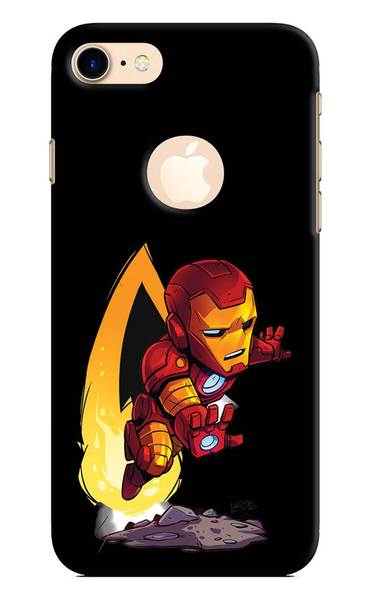 IronMan iPhone 8 Logocut Hard Case Back Cover by Casekaro