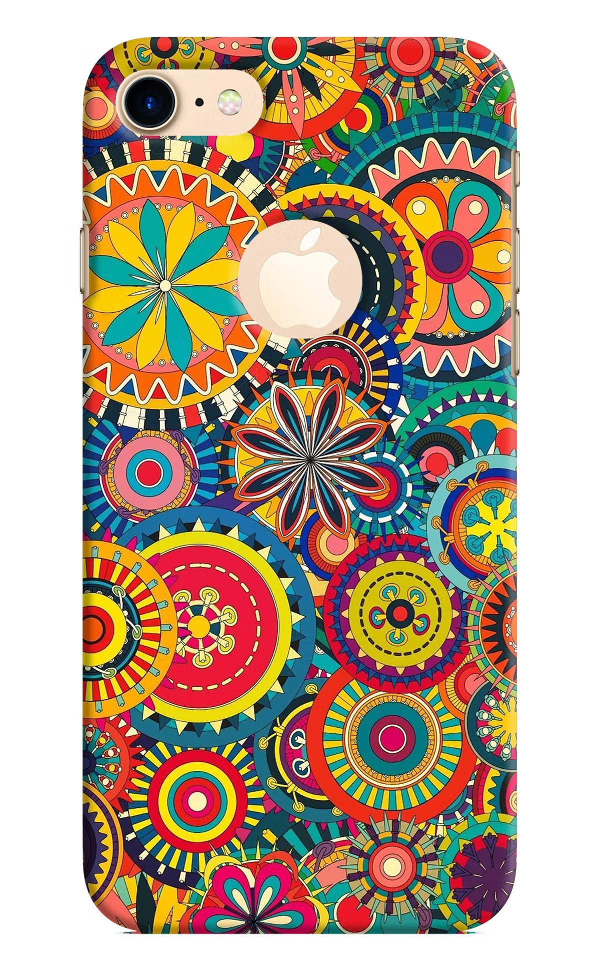 Gol Gol Art iPhone 8 Logocut Hard Case Back Cover by Casekaro
