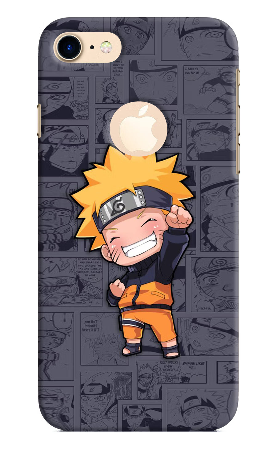 Chota Naruto iPhone 8 Logocut Back Cover, Hard case