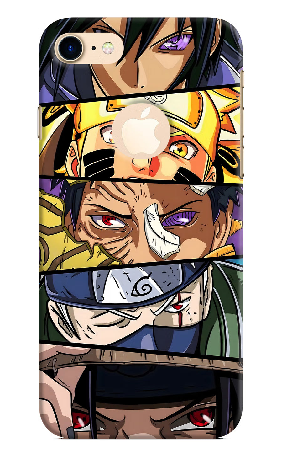 Naruto Character iPhone 8 Logocut Back Cover, Hard case
