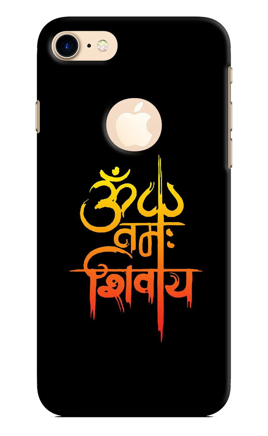 Om Namah Shivay iPhone 8 Logocut Back Cover, Hard case