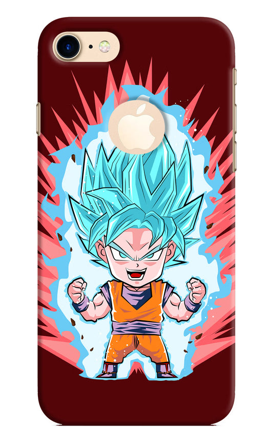 Goku Little iPhone 8 Logocut Hard Case Back Cover by Casekaro